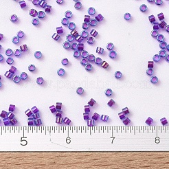 MIYUKIデリカビーズ  シリンダー  日本製シードビーズ  11/0  （db1755)フクシアライニングアクアアブ  1.3x1.6mm  穴：0.8mm  約10000個/袋  50 G /袋&nbsp;SEED-X0054-DB1755