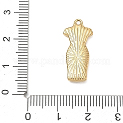 304ステンレススチールエナメルペンダント  花柄  イオンプレーティング（ip）  ゴールドカラー  服のチャーム  23x10x2.5mm  穴：1.3mm&nbsp;SA-CBA800D-01B-G