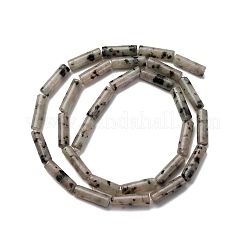 天然石ミックスストーンビーズ連売り  コラム  染めと未染色の混合  13~14.5x4mm  穴：0.7mm  約29個/連  15.35~15.55''（39~39.5センチメートル）&nbsp;G-G286-B01-01