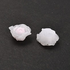 蓄光樹脂デコデンカボション  暗闇で光る花  ピンク  9.5x4.5mm&nbsp;RESI-K036-06C
