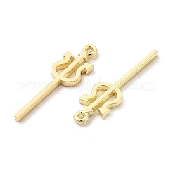 ラックメッキ合金ペンダント  カドミウムフリー＆ニッケルフリー＆鉛フリー  三つ歯のフォークチャーム  ゴールドカラー  29x8x2mm  穴：1.5mm&nbsp;LS-PALLOY-E025-07G