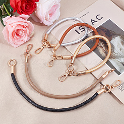 PUレザー携帯ストラップ 5色 5個  合金クラスプ付  ミックスカラー  385x8mm  1pc /カラー&nbsp;DIY-SC0028-54