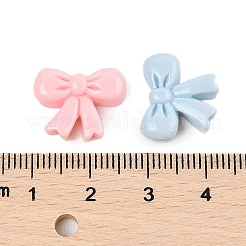 オペーク樹脂カボション  ミックスカラー  蝶結び  13x15.5x5mm&nbsp;CRES-M037-01