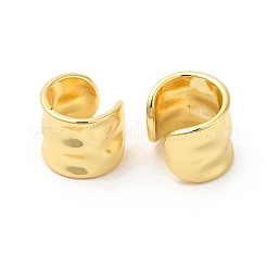 真鍮ツイストカフイヤリング  16KGP本金メッキ  12x12.5x11mm&nbsp;EJEW-D065-10G