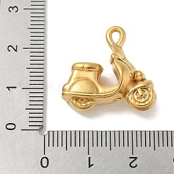 イオンプレーティング（IP）304ステンレスペンダント  電気自動車の魅力  18KGP本金メッキ  21x22x8.5mm  穴：1.6mm&nbsp;STAS-Q334-53G