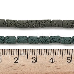 手作りの磁器製模造溶岩石ビーズ連売り  コラム  光沢釉の磁器  ミックスカラー  6~6.5x4~4.5mm  穴：1mm  約59個/連  14.65''（37.2センチメートル）&nbsp;PORC-P032-04M