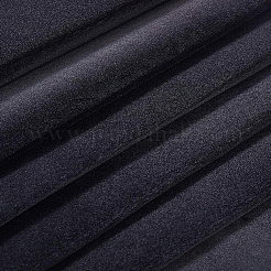 ジュエリー植毛織物  自己粘着性の布地  プラスチックスキン包装  ブラック  40x28.9~29cm  12シート/セット&nbsp;TOOL-BC0008-51