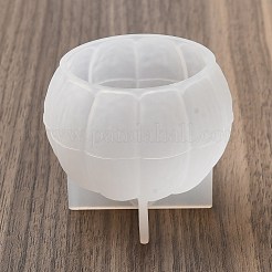 ハロウィーンのカボチャのDIYシリコンキャンドル型  キャンドル作り用  ホワイト  57x50mm&nbsp;SIL-F011-04B