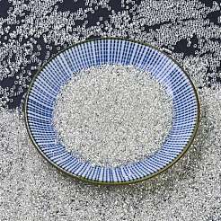 MIYUKIデリカビーズ  シリンダー  日本製シードビーズ  11/0  （db0041)シルバーライニングクリスタル  1.3x1.6mm  穴：0.8mm  約10000個/袋  50 G /袋&nbsp;SEED-X0054-DB0041