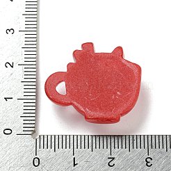 クリスマス不透明樹脂デコデンカボション  カップ  食器  22.5x26x8mm&nbsp;LS-RESI-U006-04A
