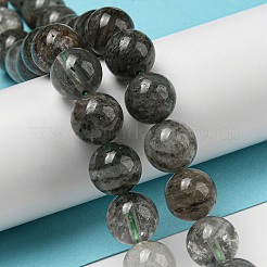 天然石ロドライトクォーツビーズ連売り  ラウンド  10mm  穴：1mm  約39個/連  15.20~15.28''（38.6~38.8センチメートル）&nbsp;G-R494-A15-04