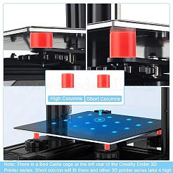 シリコンショックアブソーバー 16色 4個  減衰スタンドオフ  コラム  ミックスカラー  16x16mmと18x18mm  穴：4mmと8mm  4個/カラー&nbsp;FIND-OC0002-12