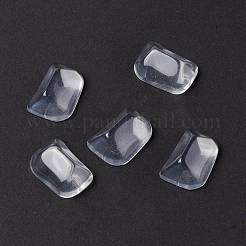 クリア樹脂カボション  ウォーターリップルカボション  長方形  透明  20.5x14.5x8.5mm&nbsp;GGLA-G021-04