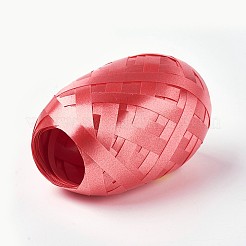 風船リボン  カーリングリボン  パーティーデコレーション用  ライトコーラル  3/16インチ（5mm）  約10m /ロール  6のロール/袋&nbsp;SRIB-WH0003-C04