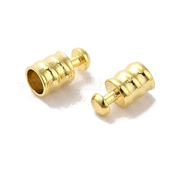 真鍮ビーズ  カドミウムフリー＆鉛フリー  コラム  24KGP本金メッキ  8x4mm  穴：3.2mm&nbsp;FIND-Z039-21G