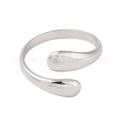 変色しない304ステンレススチール製オープンカフリング（女性用）  ステンレス鋼色  内径：17mm&nbsp;STAS-S125-12P