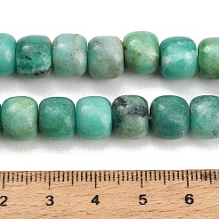 染め加工天然石ホワイトジェイドビーズ連売り  バレル  ターコイズ  10x8mm  穴：0.8mm  約49~50個/連  15.43~15.55''（39.2~39.5センチメートル）&nbsp;GG-CBAA20A-01B-09