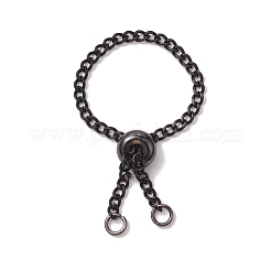 304ステンレススチールチェーンリング部品  ミックスカラー  内径：27mm  3個/セット&nbsp;RJEW-JR00666