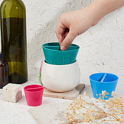 3個 3スタイル ABSプラスチックリムコーン陶器ツール  セラミックリムシェイパーコーン  ミックスカラー  39.5~60x49~100mm  内径：42.5~91x19~45.5mm  1個/スタイル&nbsp;AJEW-FH0006-60