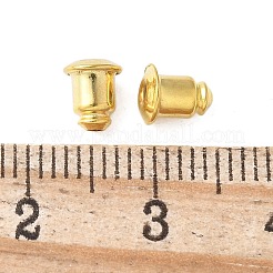 真鍮ピアスキャッチ  弾丸ピアスバックキャッチ  金色  約5mm長  5 mm幅  穴：1mm&nbsp;EC028-G
