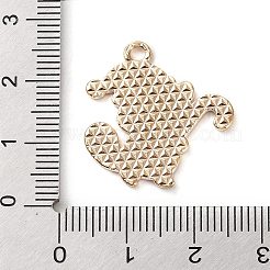合金エナメルチャーム  クリスマステーマのチャーム  ゴールドカラー  ラクーン  23.5x22.5x1.2mm  穴：2mm&nbsp;ENAM-B030-02G-12