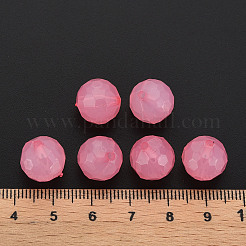 模造ゼリーアクリルビーズ  多面カット  ラウンド  鮭色  16.5x16mm  穴：2.5mm  約288個/500g&nbsp;MACR-S373-97C-E03