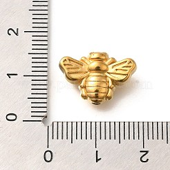 イオンプレーティング（IP）304ステンレスビーズ  ミツバチ  18KGP本金メッキ  11x16.5x6mm  穴：2mm&nbsp;STAS-I321-40G