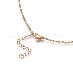 304ステンレススチールジュエリーセット  樹脂ペンダントネックレスとアクリルビーズスタッドピアス  ピアスキャッチ/ピアスバックキャッチ付き  フラットラウンド  ミックスカラー  17.9~18インチ（45.5~45.9cm）  2mm  10mm  ピン：0.8mm&nbsp;SJEW-F209-C