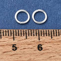 真鍮製オープンタイプ丸カン  鉛フリー＆カドミウムフリー＆ニッケルフリー  銀  6x0.9mm  内径：4.2mm  19ゲージ&nbsp;KK-CBA1A60-06C-S
