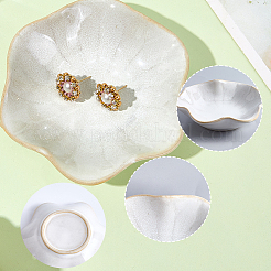 磁器食器  花  リネン  108x30mm&nbsp;AJEW-WH20020-264B