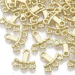 合金シャンデリアコネクターパーツ  形状  ライトゴールド  13x14x2.5mm  穴：2mm&nbsp;PALLOY-S132-042