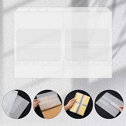鉛筆チェーンケース付きPVC収納バッグ12個  透明  212x150x0.5mm  内径：60x100mm&nbsp;DIY-SP0004-60A