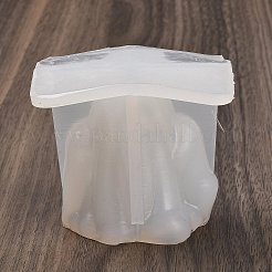 3D ハロウィン ゴースト フィギュア DIY 像 シリコン型  肖像彫刻樹脂鋳造鋳型  UVレジン用  エポキシ樹脂のクラフト作り  ホワイト  70x70x60mm&nbsp;SIMO-C004-02