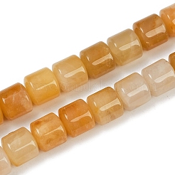 天然石トパーズ翡翠ビーズ連売り  コラム  9.5~10x10~10.5mm  穴：0.8~1mm  約40個/連  15.31~15.35''（38.9~39センチメートル）&nbsp;G-G275-D04-10x10mm