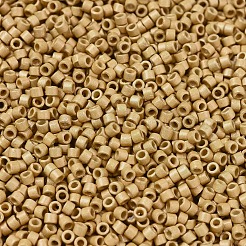 MIYUKIデリカビーズ  シリンダー  日本製シードビーズ  11/0  （db1832f）デュラコート亜鉛メッキマットゴールド  1.3x1.6mm  穴：0.8mm  約2000個/10g&nbsp;X-SEED-J020-DB1832F