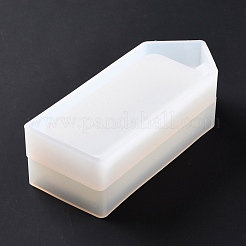 家型貯金箱シリコンモールド  貯蔵型  レジン型  ホワイト  185x75x27mm  穴：6mm  内径：176x67mm  2個/セット&nbsp;DIY-D073-01