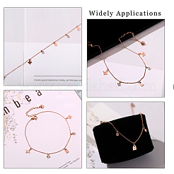 304ステンレススチールチャーム  花＆星＆葉＆ひし形  ゴールドカラー  7x7x1.2mm  穴：1mm  13x14x1mm  穴：1mm  9x8x0.8mm  穴：1mm  18x14x0.7mm  穴：1.5mm  18.5x12x1mm  穴：1mm  13.5x8.5x1mm  穴：1mm&nbsp;STAS-X0017-08G