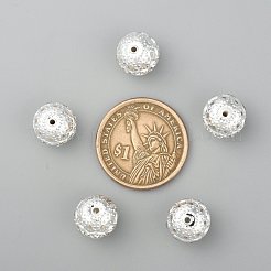真鍮製のラインストーンビーズ  グレードA  銀色のメッキ  ラウンド  クリスタル  直径12mm  穴：1.5mm&nbsp;RB-A011-12mm-01S