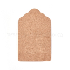 紙ギフトタグ  hange tags  美術工芸用  クリスマスのために  クリスマスリース模様  バリーウッド  50x30x0.3mm  穴：5mm&nbsp;CDIS-L003-E01-B