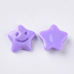 樹脂カボション  スター  ミックスカラー  10.5x10.5x3.5mm&nbsp;X-CRES-S306-005A
