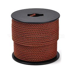 編んだ丸鋼線  DIYブレスレット用  ブラウン  3.2mm&nbsp;OCOR-D300-25