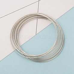 スチールブレスレットメモリーワイヤー5.5 CM  ワイヤー：18ゲージ  1.0mm  約10サークル/セット&nbsp;X-MW5.5cm-1