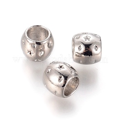 合金ビーズ  大穴ビーズ  混合図形  ミックスカラー  8~13x6~13x6~13mm  穴：4.5~5.8mm&nbsp;PALLOY-E565-07
