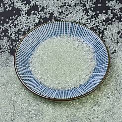 MIYUKIデリカビーズ  シリンダー  日本製シードビーズ  11/0  （db1474)透明淡緑色のミスト光沢  1.3x1.6mm  穴：0.8mm  約2000PCS /ボトル  10 G /ボトル&nbsp;SEED-JP0008-DB1474