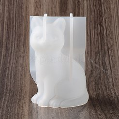 Diyのシリコーンキャンドル型  レジン型  UVレジン用  エポキシ樹脂ジュエリー作り  猫の形  6.9x5.6x11.2cm&nbsp;SIMO-H016-01B