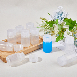 プラスチック液体試薬ボトル  空の詰め替えボトル  ホワイトスモーク  3.4x6.2cm  内径：2.1のCM  容量：30ml（1.01fl.oz）&nbsp;TOOL-WH0125-91B