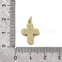 エナメルチャーム  本物の 18K 金メッキの真鍮パーツとジャンプ リング付き  鉛フリー＆カドミウムフリー  クロス  ホワイト  18x13x2mm  丸カン：5x0.9ミリ  3.4内径。&nbsp;KK-E005-26G