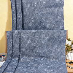 荷物用PVCレザー生地 2ヤード  ハンドバッグ  衣類  長方形  スチールブルー  1420x0.8mm&nbsp;DIY-PH0036-87