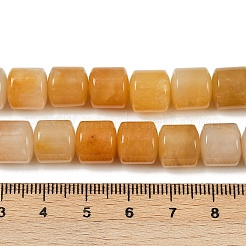 天然石トパーズ翡翠ビーズ連売り  コラム  9.5~10x10~10.5mm  穴：0.8~1mm  約40個/連  15.31~15.35''（38.9~39センチメートル）&nbsp;G-G275-D04-10x10mm
