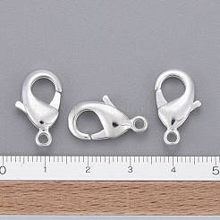 真鍮カニカン  オウムトリガークラスプ  カドミウムフリー＆ニッケルフリー＆鉛フリー  銀  19x10x4mm  穴：2mm&nbsp;KK-904-S-NF